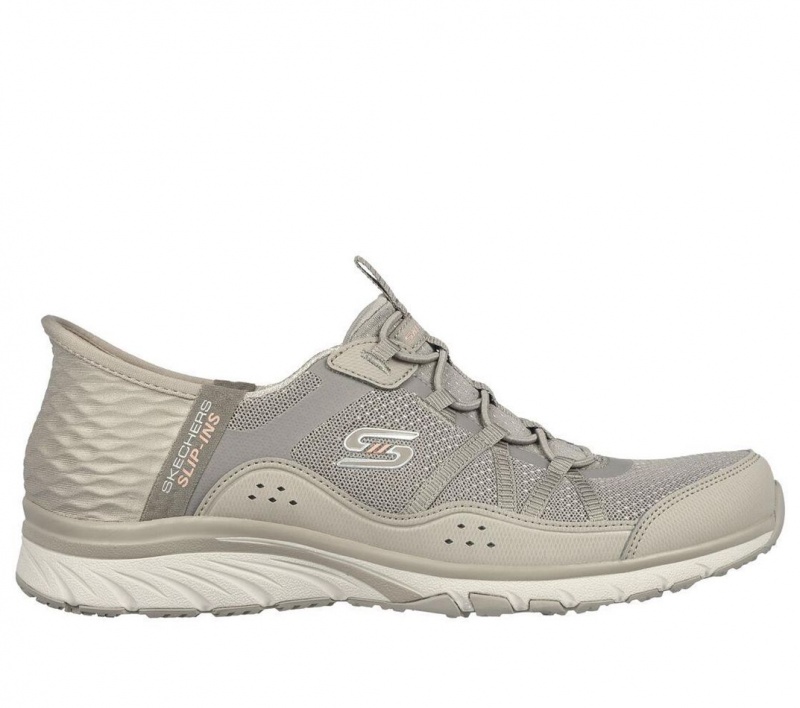 Grey Skechers Gratis Sport - Awe Inspiring Women\'s Slip On | KHDM-57169