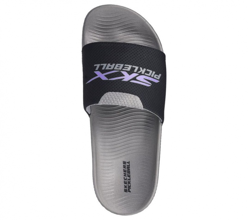 Grey Skechers Hyper Slide - Revive Women's Sandals | ELBK-73210