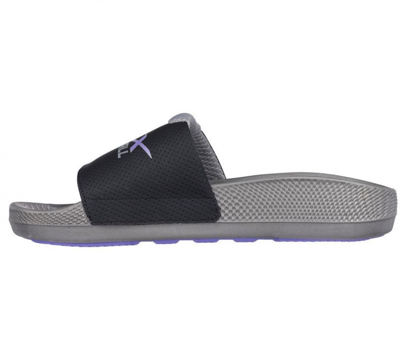 Grey Skechers Hyper Slide - Revive Women's Sandals | ELBK-73210