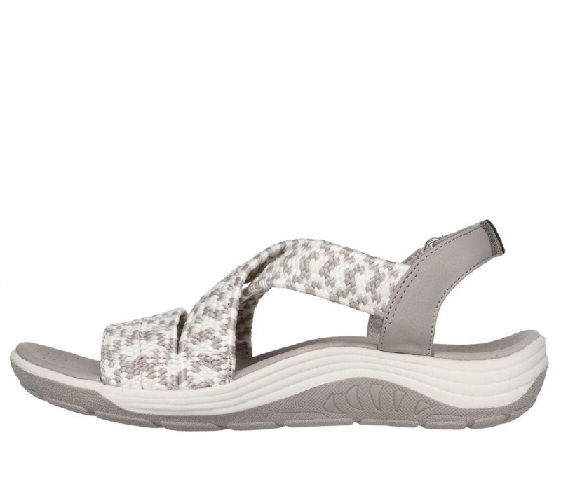 Grey Skechers Martha Stewart: Reggae Cup - Coastal Trail Women's Sandals | UVWI-80196