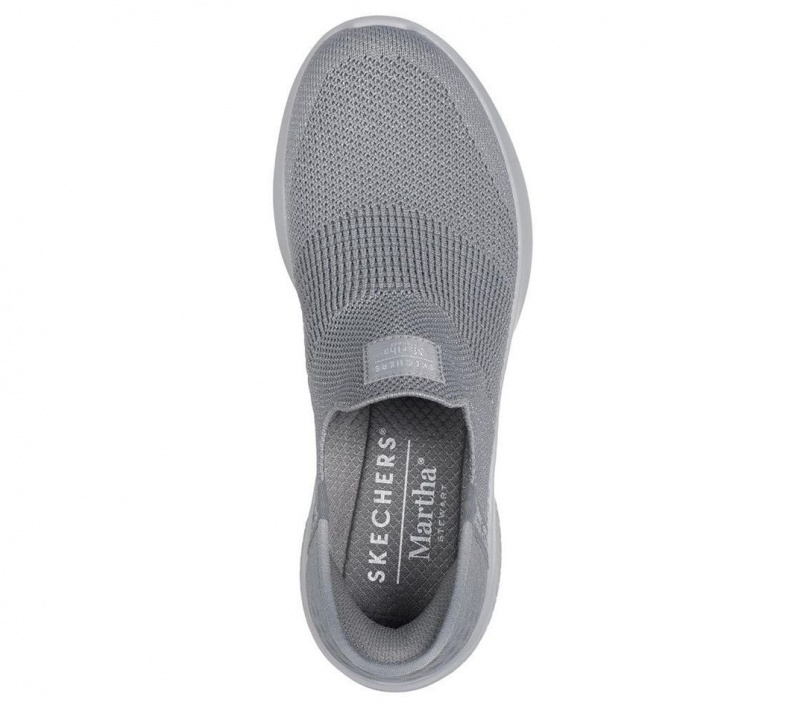 Grey Skechers Martha Stewart X Slip-ins: Ultra Flex 3 Women's Sneakers | EUVA-02837