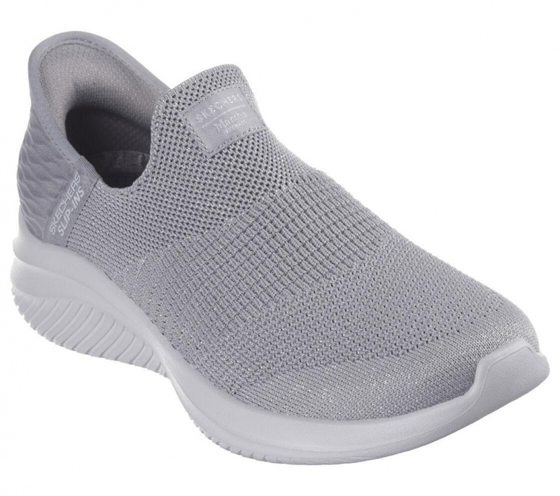 Grey Skechers Martha Stewart X Slip-ins: Ultra Flex 3 Women's Sneakers | EUVA-02837