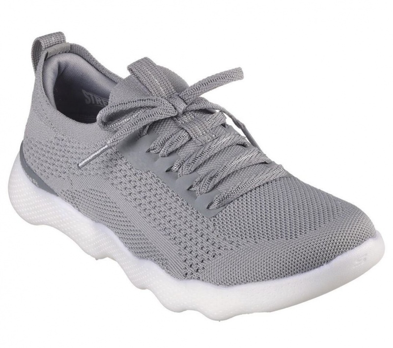 Grey Skechers Massage Fit Lite - Intrigue Women's Walking Shoes | OIZN-49532