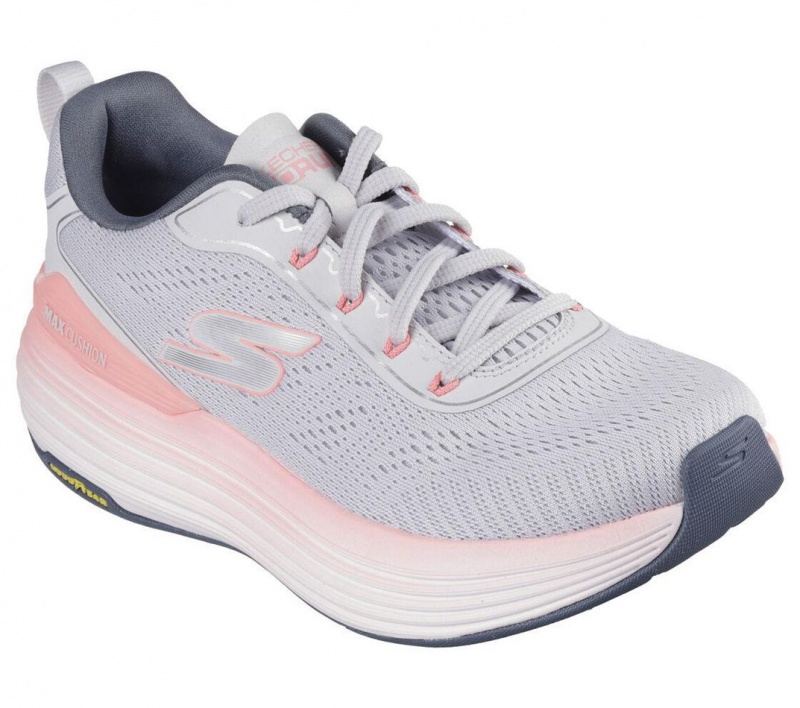 Grey Skechers Max Cushioning Suspension - High Road Women's Sneakers | YOHZ-04169