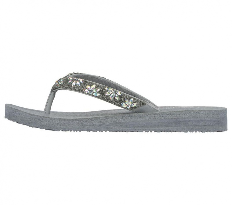 Grey Skechers Meditation - Love Letter Women's Sandals | SNHM-54203