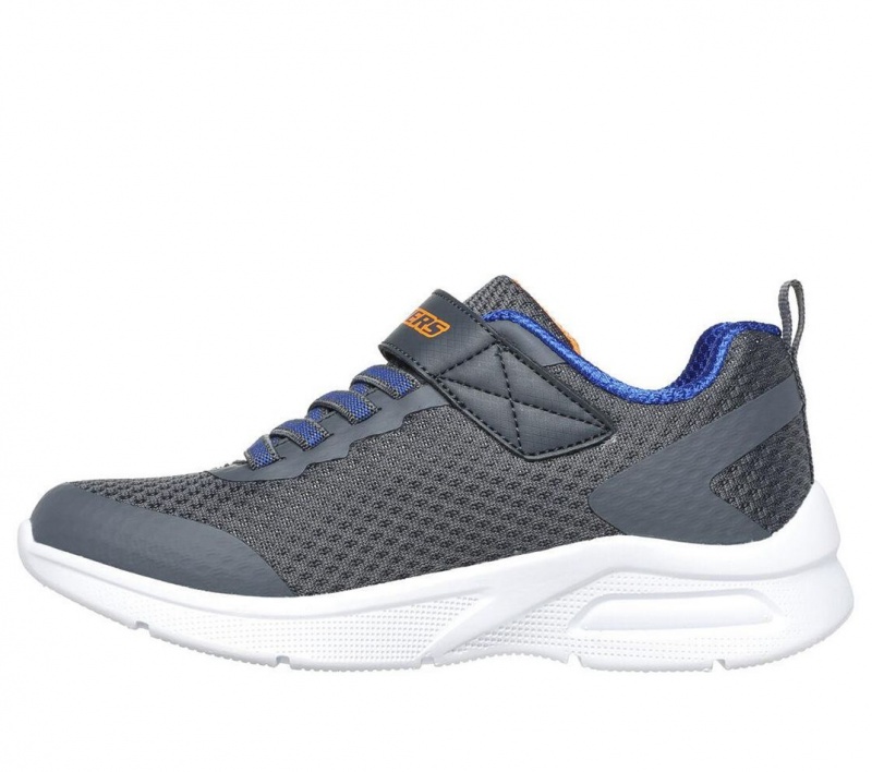 Grey Skechers Microspec Max Boys' Sneakers | WARI-03647