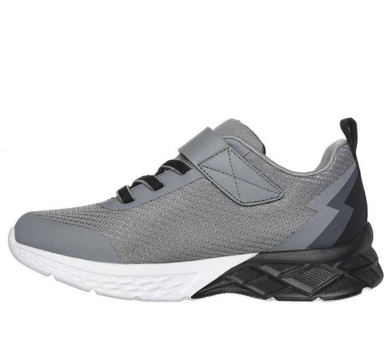 Grey Skechers Microspec Max Ii - Vodrox Boys' Sneakers | XMDV-25167