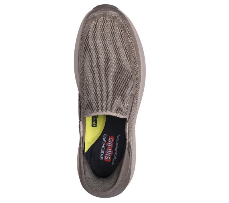 Grey Skechers Neville - Rovelo Men's Slip On | LRYA-84265