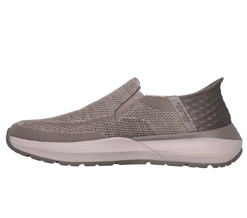 Grey Skechers Neville - Rovelo Men's Slip On | LRYA-84265