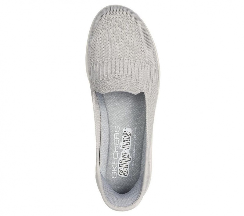 Grey Skechers On The Go Flex - Camellia Women's Slip On | GSYT-41736