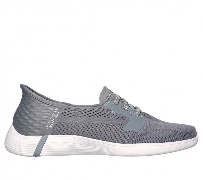 Grey Skechers On The Go Swift - Fearless Women\'s Slip On | ZIVR-18749