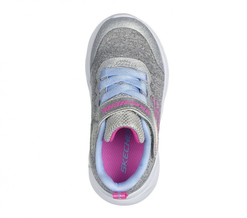 Grey Skechers Power Jams - Everyday Bestie Girls' Sneakers | NPLM-43190