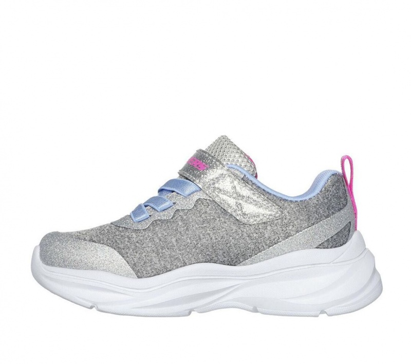 Grey Skechers Power Jams - Everyday Bestie Girls' Sneakers | NPLM-43190