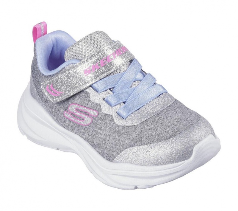 Grey Skechers Power Jams - Everyday Bestie Girls' Sneakers | NPLM-43190