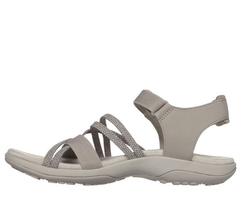 Grey Skechers Reggae Slim - Meadow Grazer Women's Sandals | JAPC-34091