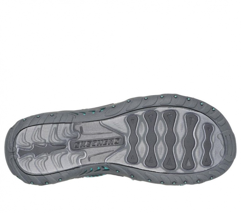 Grey Skechers Reggae - Perfect Duo Women's Sandals | GZFA-53124