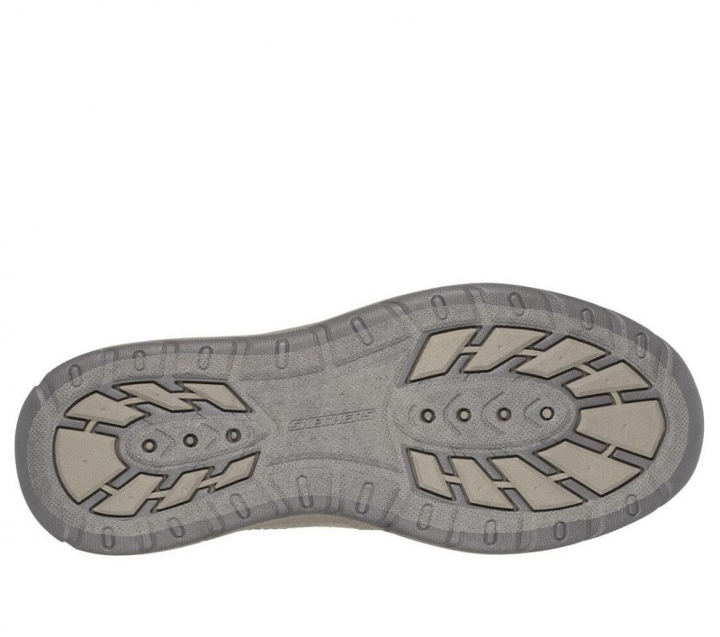 Grey Skechers Relaxed Fit: Cohagen - Vierra Men's Slip On | EDLS-94603