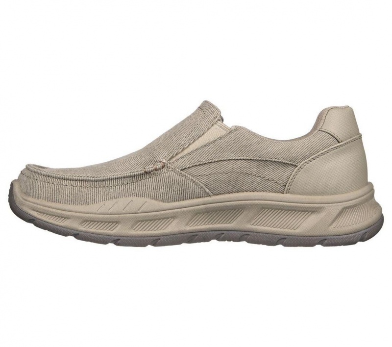 Grey Skechers Relaxed Fit: Cohagen - Vierra Men's Slip On | EDLS-94603