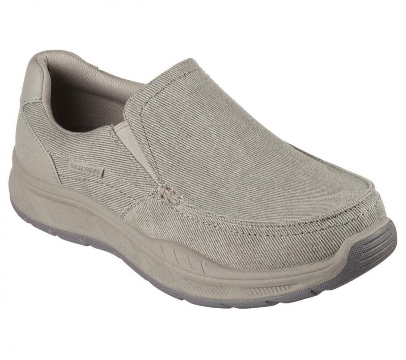 Grey Skechers Relaxed Fit: Cohagen - Vierra Men's Slip On | EDLS-94603