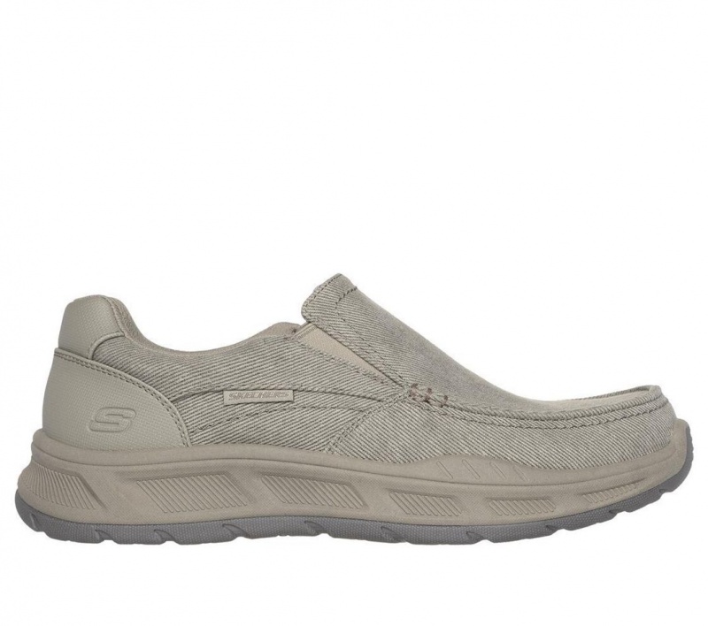 Grey Skechers Relaxed Fit: Cohagen - Vierra Men\'s Slip On | EDLS-94603