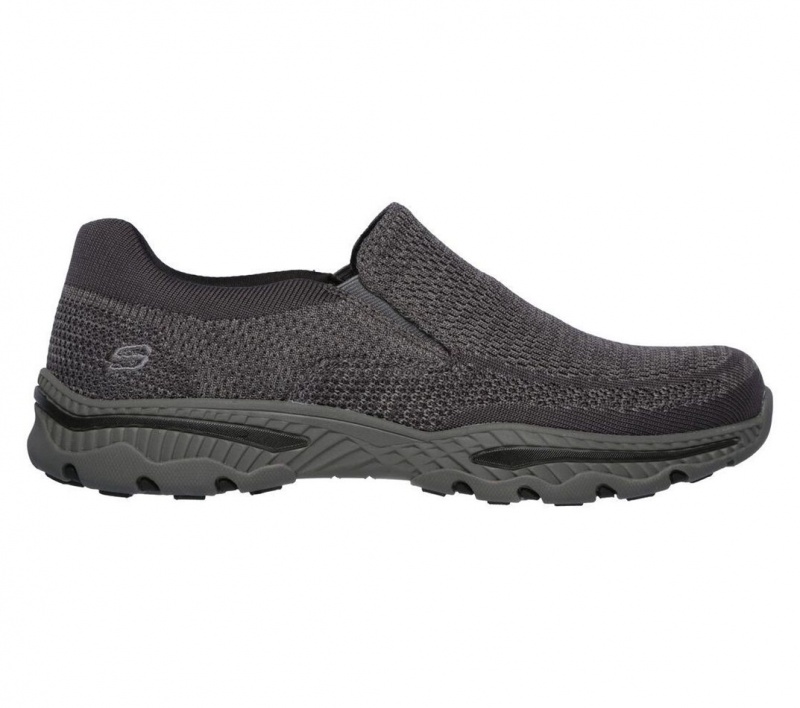 Grey Skechers Relaxed Fit: Creston - Barron Men's Slip On | YPZC-93718