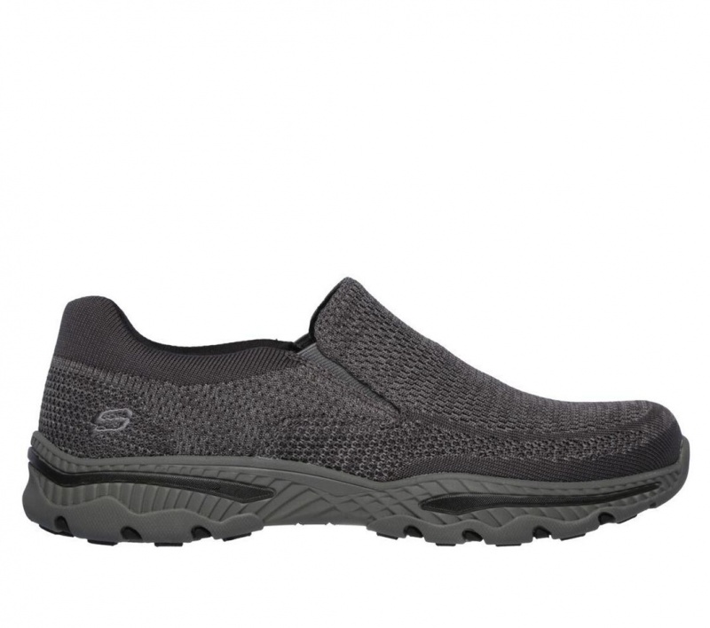 Grey Skechers Relaxed Fit: Creston - Barron Men\'s Slip On | YPZC-93718