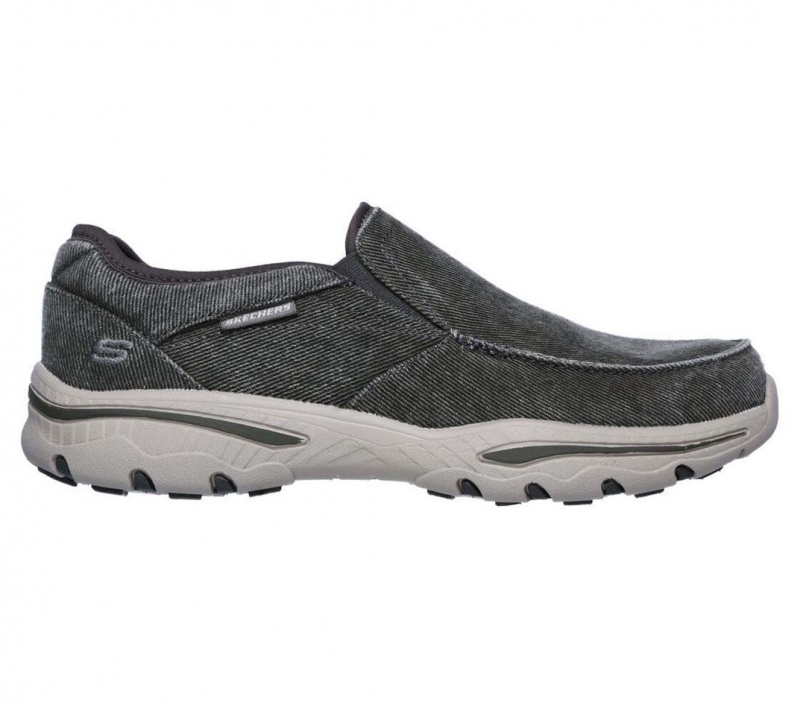 Grey Skechers Relaxed Fit: Creston - Moseco Men's Slip On | CBRH-32109