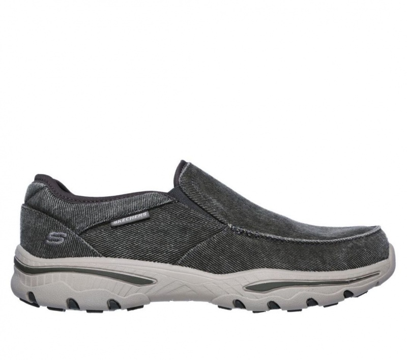 Grey Skechers Relaxed Fit: Creston - Moseco Men\'s Slip On | CBRH-32109