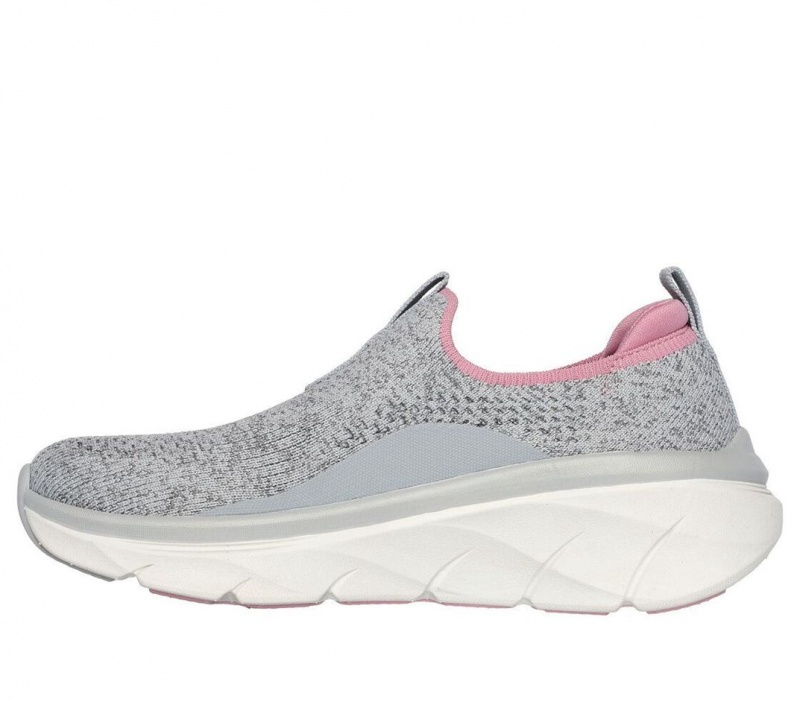 Grey Skechers Relaxed Fit: D'lux Walker 2.0 - Bold State Women's Sneakers | XPAB-27501