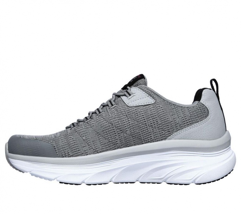 Grey Skechers Relaxed Fit: D'lux Walker - Pensive Men's Sneakers | QKPG-69487