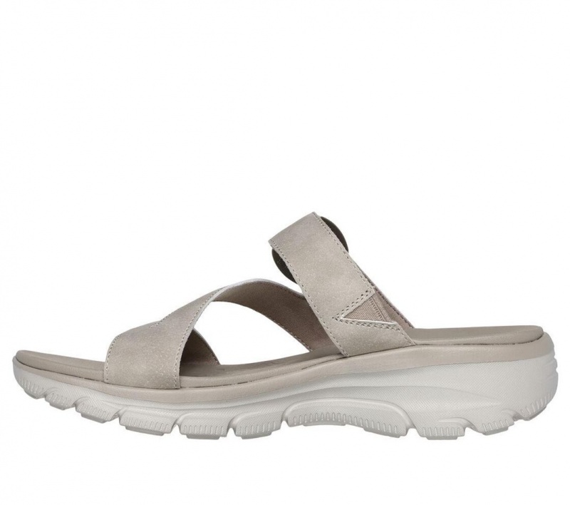 Grey Skechers Relaxed Fit: Easy Going - Slide On By Women's Sandals | VIRB-96530