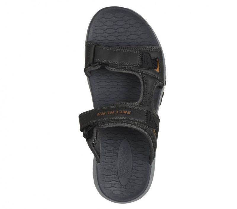 Grey Skechers Relaxed Fit: Prewitt - Lanston Men's Sandals | QTLB-53176