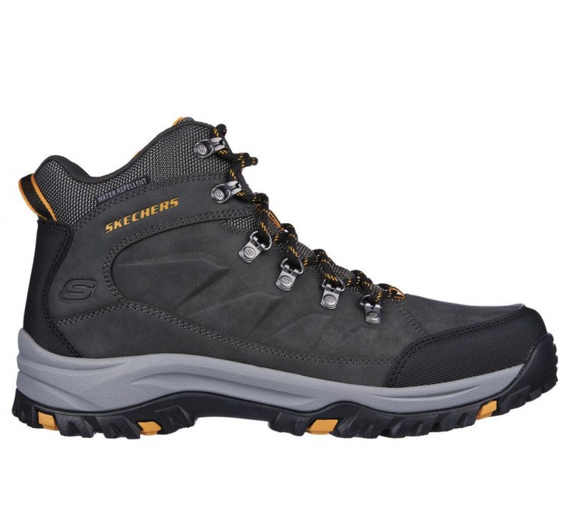 Grey Skechers Relaxed Fit: Relment - Daggett Men\'s Boots | ZLNK-16328