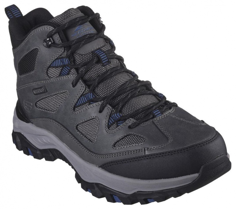 Grey Skechers Relaxed Fit: Rickter - Bodine Men's Boots | YTRC-36920