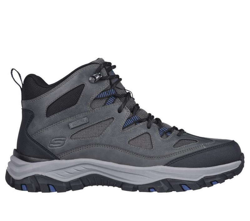 Grey Skechers Relaxed Fit: Rickter - Bodine Men\'s Boots | YTRC-36920