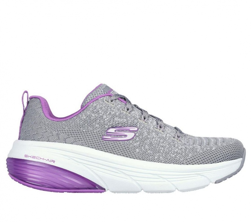 Grey Skechers Relaxed Fit: Skech-air D\'lux - Steady Lane Women\'s Sneakers | DVQJ-51092