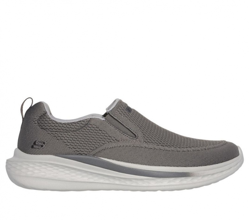 Grey Skechers Relaxed Fit: Slade - Royce Men\'s Slip On | HJZB-12973