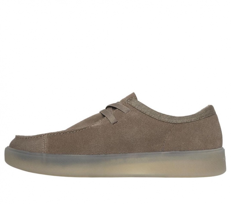 Grey Skechers Relaxed Fit: Verloma - Lestin Men's Boat Shoes | UBAQ-23785