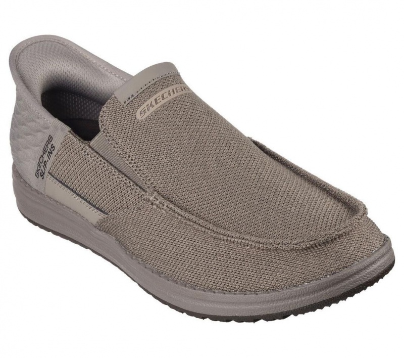 Grey Skechers Rf: Melson - Bentin Men's Slip On | NSYX-78312