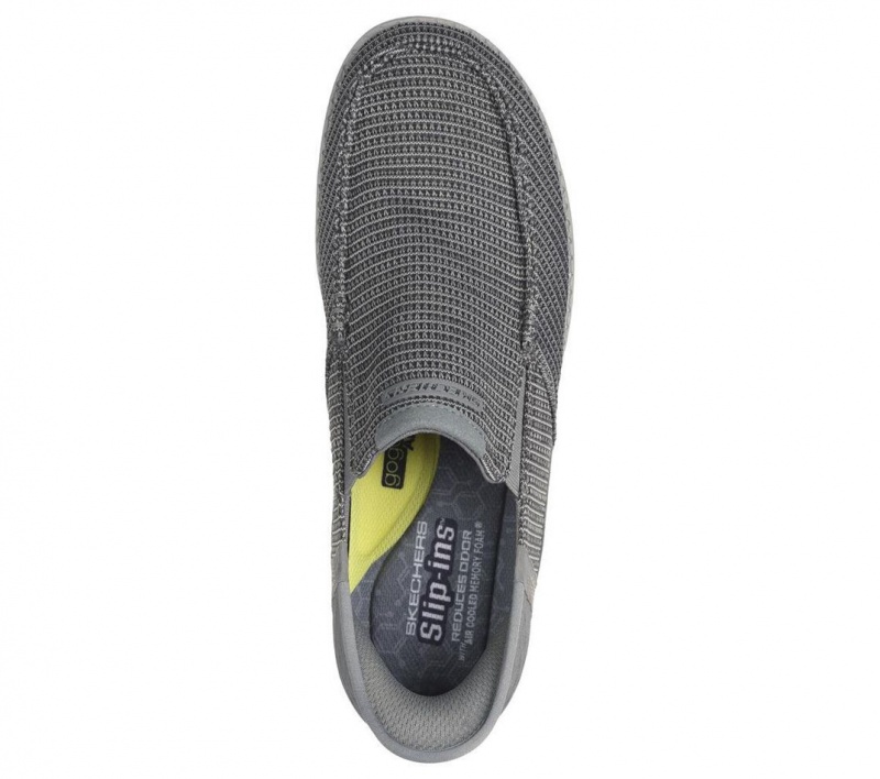 Grey Skechers Rf: Melson - Medford Men's Slip On | CWYT-73625