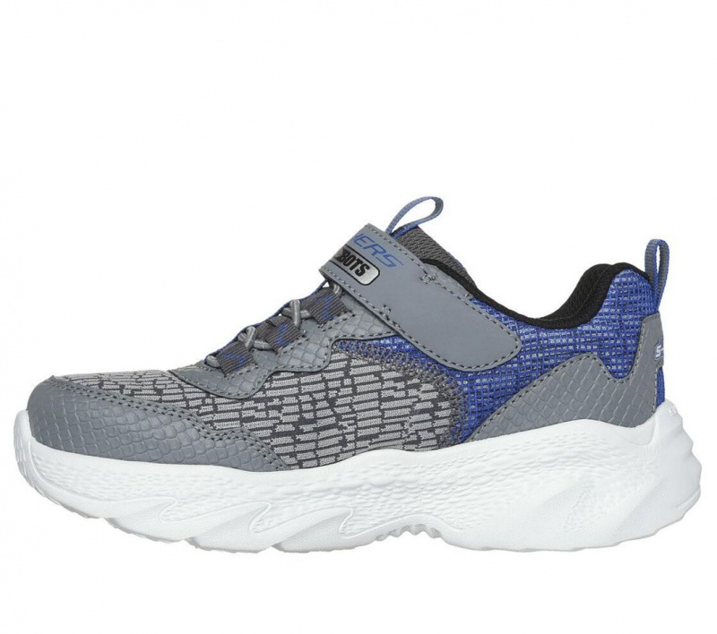 Grey Skechers S Lights: Creature-lights Boys' Sneakers | UCJX-68942