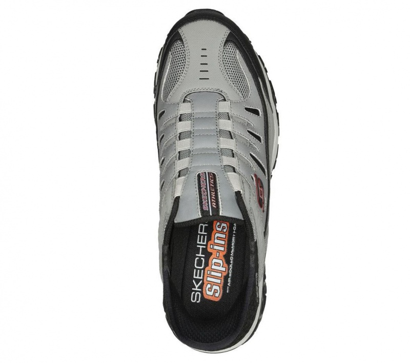 Grey Skechers Slip-ins: After Burn M. Fit - Ridgeburn Men's Sneakers | WLUB-45178