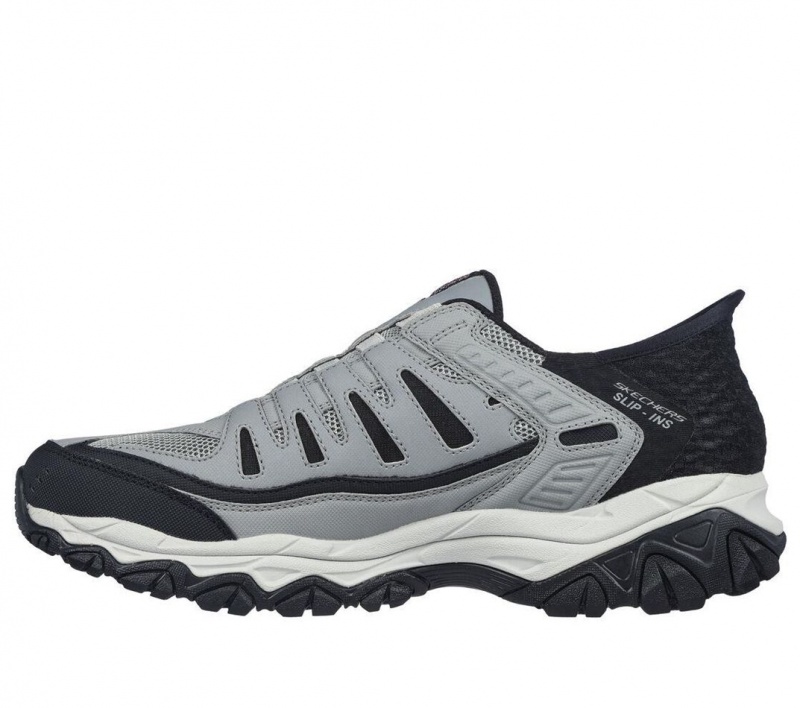 Grey Skechers Slip-ins: After Burn M. Fit - Ridgeburn Men's Sneakers | WLUB-45178