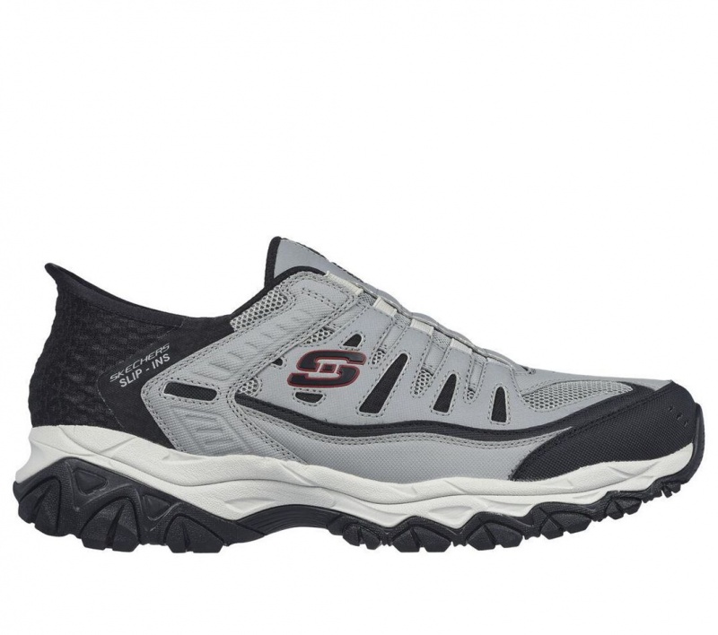 Grey Skechers Slip-ins: After Burn M. Fit - Ridgeburn Men\'s Sneakers | WLUB-45178