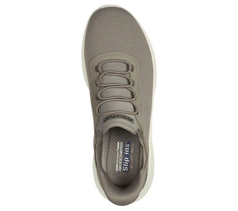 Grey Skechers Slip-ins: Bobs Sport Squad Chaos Women's Sneakers | JGFN-59403