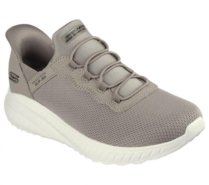 Grey Skechers Slip-ins: Bobs Sport Squad Chaos Women's Sneakers | JGFN-59403