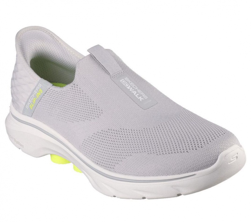 Grey Skechers Slip-ins: Go Walk 7 - Easy On 2 Men's Sneakers | AULP-76032