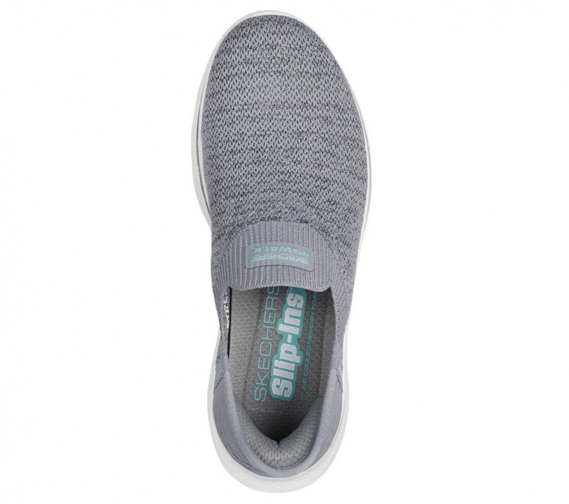 Grey Skechers Slip-ins: Go Walk 7 - Springtime Women's Sneakers | RDYV-41903