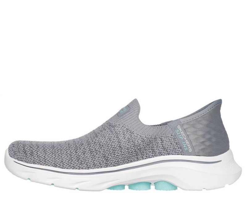 Grey Skechers Slip-ins: Go Walk 7 - Springtime Women's Sneakers | RDYV-41903