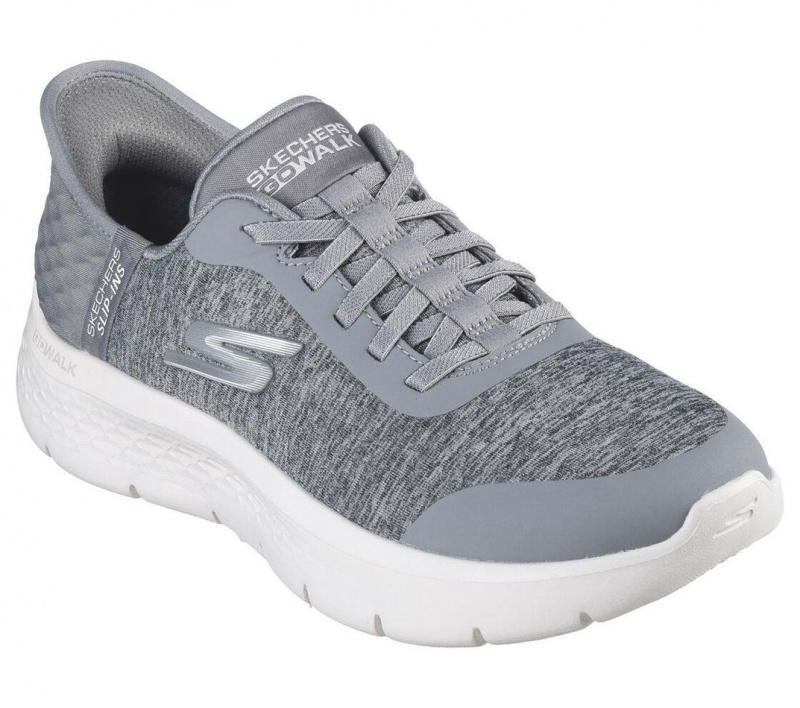 Grey Skechers Slip-ins: Go Walk Flex - Dacey Women's Sneakers | PZMA-43769